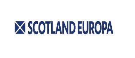 Scotland Europa logo with the Scottish flag on the left. Source: Amy Laux