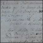 The matriculation entry of Adam Smith in 1737.  (GUAS Ref: GUA 26659 p96.  Copyright reserved.)  