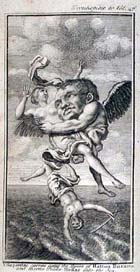 Frontispiece of vol. 2 of Thomas-Simon Gueullette: Peruvian Tales (Sp Coll Z2-b.3-4)