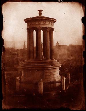 The Dugald Stewart Monument on Calton Hill; links to further information about this photograph