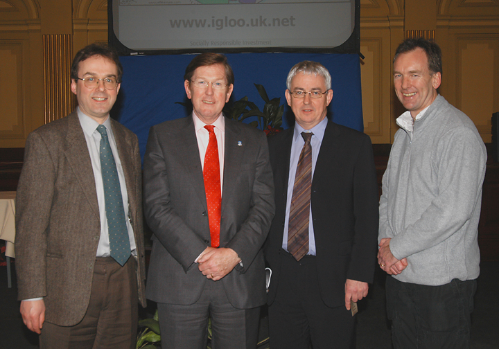 REPR Launch-David Adams, Principal, Des McNulty MSP and Chris Brown
