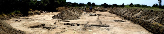 Overview of the site by the time fieldwork ended