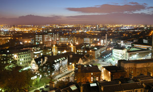 the west end from the library