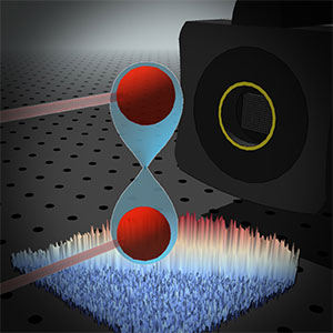 In quantum mechanics, entangled photons arrive in identical pairs.