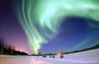 Aurora Borealis over Bear Lake, Alaska, USA.
Credit: Joshua Strang, USAF