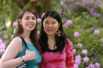 Smiling students