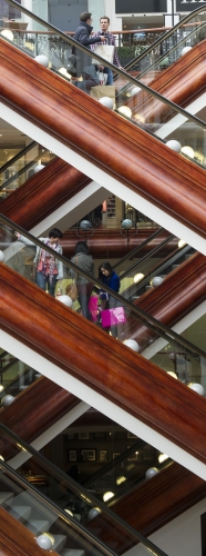 Escalators in Princes Square