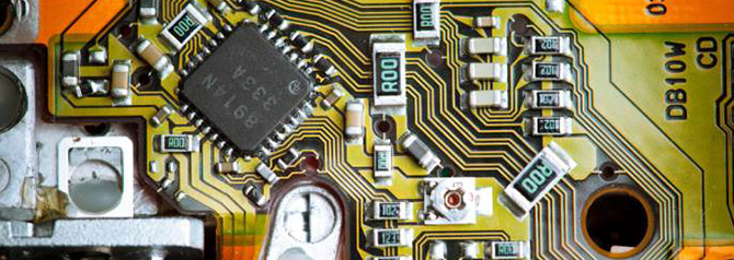 circuit board closeup