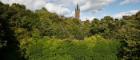 Kelvingrove Park with University Main Building in background