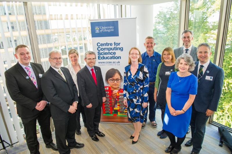 Key speakers and attendees at the launch of the Centre for Computing Science Education