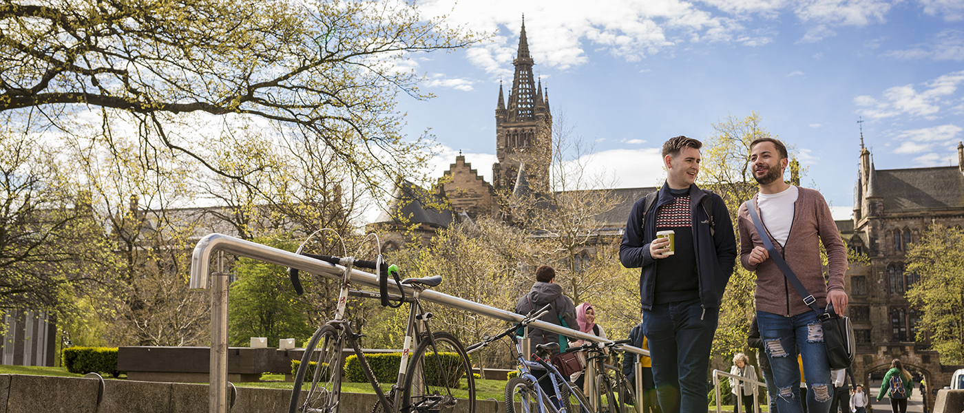 Students on campus