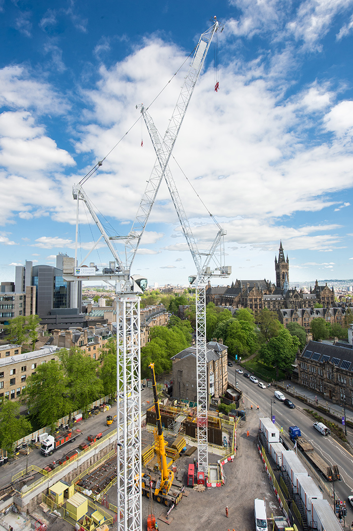 Crane on L&T site