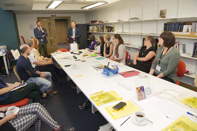 Delegates at the UNIVERSEUM conference, Object Journeys study day, 11 June 2018.