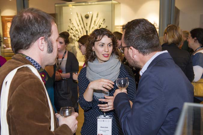 Delegates at the UNIVERSEUM conference, reception in Hunterian Museum, 13 June 2018.