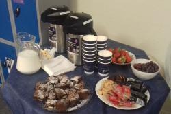Photo of refreshments for IHW new staff coffee morning June 2018