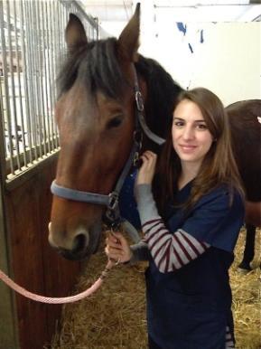 Chiara Crestani portrait with horse