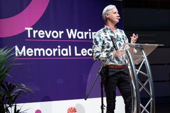 Professor Rory O'Connor delivers the Trevor Waring Memorial Lecture in November 2018