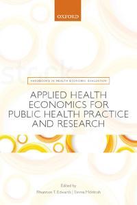 Photo of cover of OUP health economics book