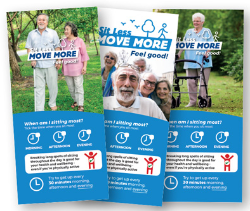 Graphic of Sit Less Move More flyer