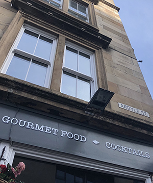 The Taphouse bar & restaurant on Argyle Street (photo: Darren Jewell-Irons).