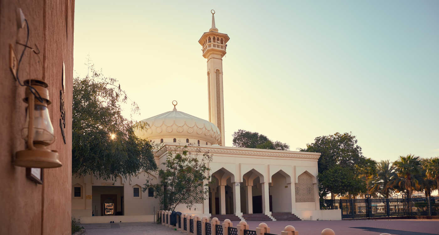 An old building in the Bastakia Quarter of Dubai