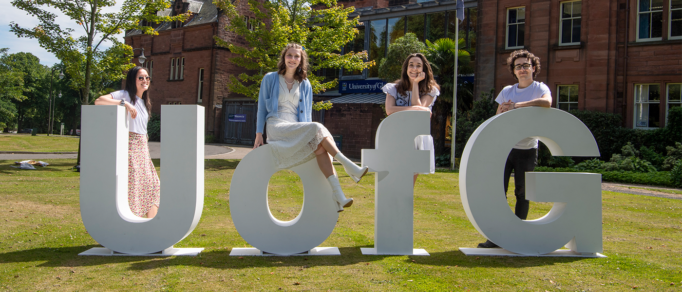 Dumfries students at UofG Letters