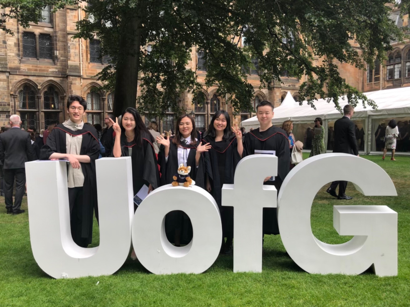 Chinese students on Graduation Day 2022 at the Main Quad