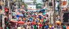 Busy street in Brazil