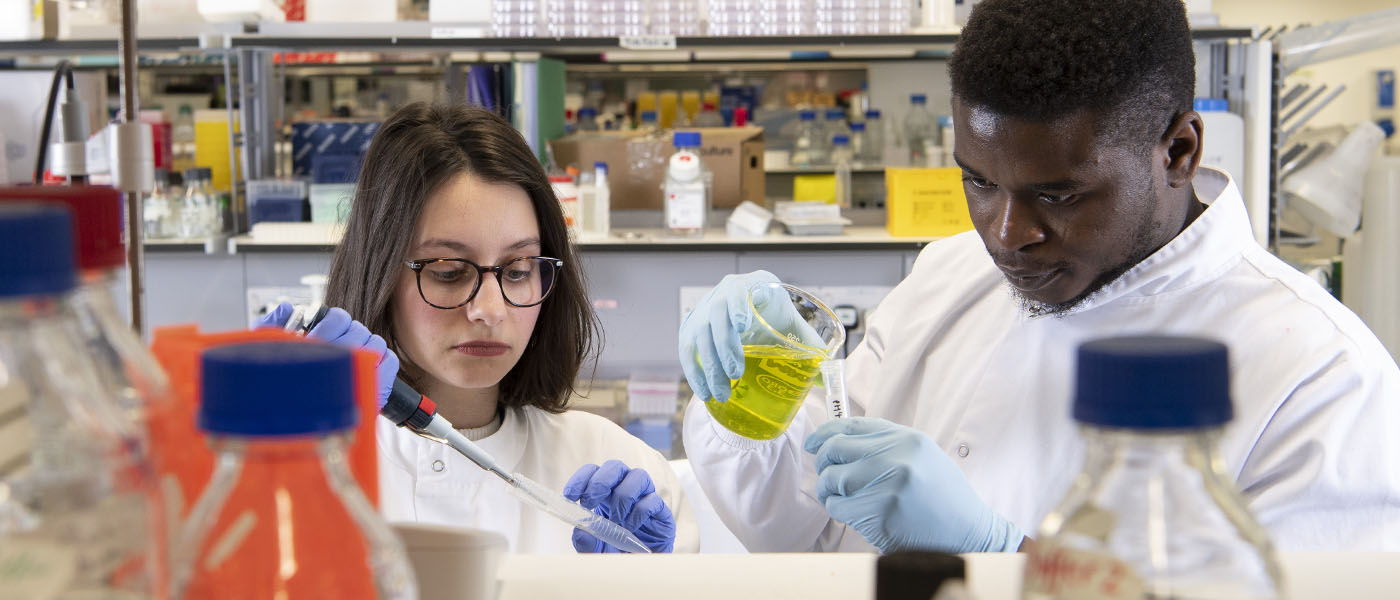 Research staff at the Wolfson Wohl Building