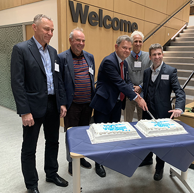 Celebration of Ageing cake cutting